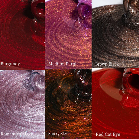 MAYCHAO Cat Eye Magnetic Gel Nail Polish Glitter Effect Semi Permanent Soak Off UV Gel Varnish Manicure For Nail Art