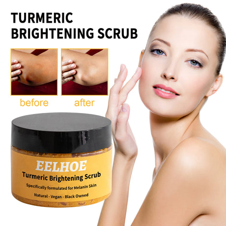 Turmeric Body Scrub - Cleanses Skin's Dead Cells, Leaving Skin Smooth And Soft. Skin Cleansing And Exfoliating Scrub.