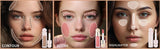 Liquid Highlighter + Liquid Blush + Liquid Contour for Face & Body, High Glossy Finish, Natural Glow Liquid Luminizer Makeup