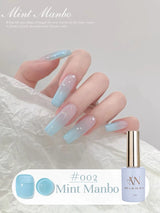 MN 12ML Selling Mint Mambo Gel Nail Polish ilky Green Blue-green Series Gel Polish Blue Nails Green Nail Summer Nail Spring Nail