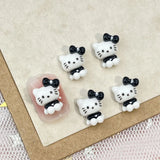 20Pcs Lovely Hello Kitty Cartoon Nail Accessories for Summer Fun Nail Charms Designed for Beautiful Girls