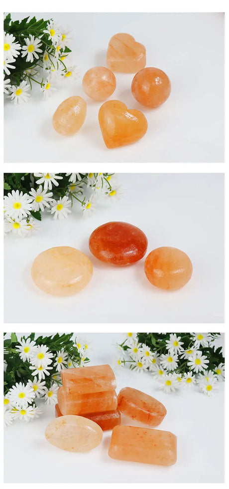 Himalayan Massage Salt Stones, Salt Soap, & Diverse Shaped Hot Compress Salt Soaps Specifically for Bathing & Facial Cleansing