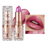 6 Colors 3 in 1 Pearlescent Sparkling Lipstick Matte Glitter Waterproof Long Lasting Pearl Shine Lip Gloss Shimmer Sexy Makeup