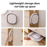 Large Foldable Portable Plastic Compression Washbasin, Suitable For Home, Travel Laundry, Washing Vegetables