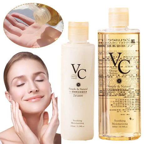 Product Vitamin C Skincare Products VC Toner Refreshing Lotion Hydrating Rejuvenating Wet Skin Tone Compress Care Skin Esse B5J9