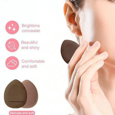 40 Pcs Beauty Makeup Tool Combo Set Face Wash Makeup Puff Full Set Clean Brush Set Professional Triangle Powder Puff Wash Tool