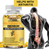 Natural Bee Capsules Enhance Immunity and Anti-oxidation, Effectively Relieve Joint Inflammation 120 Capsules Non-GMO