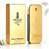 Paco Rabanne 1 Million Men Perfume EDT 100ml Luxury Spicy Woody Scent Iconic Gold Rectangle Bottle Male Cologne Spray Gift Packaging