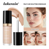 Lakerain 5-Color Waterproof Concealer Matte High Coverage Oil-Control Foundation For Acne Scars And Dark Circles Cosmetics