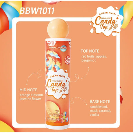 Sugar Gourmand Perfume Body Spray Fresh Sweet Chocolate Cream Candy Cherry Scent Long-lasting Fragrance Body Spray