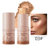Makeup Face Brown Bronzer Contour Stick Contouring Bronzer Stick Highlighter Brightening Blusher Stick Rouge Cream Concealer Pen