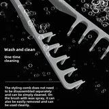 New Volumizing Wide-Tooth Hair Styling Comb Textured Styling Comb Korea Style Seam Covering Bangs Hair Combs For Men
