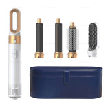 5 in 1 Hair Styler Powerful Fast Drying Ionic Hair Dryer High Speed Hot Comb Brush Set Professional Hair Straightener