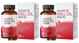 Antarctic Krill Oil 2000mg with Omega-3 EPA DHA, Astaxanthin & Phospholipids, Premium Daily Wellness, 120 Softgels Supplement