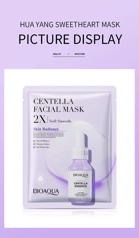 20pcs/5pcs Centella Collagen Face Mask VC Moisturizing Refreshing Sheet Masks Hyaluronic Acid  Facial Mask Skin Care Products