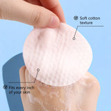 Disposable Salicylic Acid Facial Cleansing Cotton Pads Double Sided Exfoliating Wipes Oil Balancing Skin Care Pads Lightweight Portable Face Cleanser Sheets For Daily Morning Night Skincare