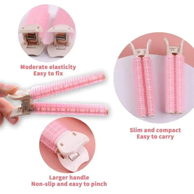 Hair Rollers Volumizing Curlers Root Clips Fluffy Instant Bang Heatless Hair Curler No Heat Styling Tool