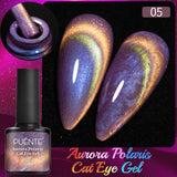 PUENTE 7.5ML Nude Shade Moonlight Cat Magnetic Gel Nail Polish Ultra-Bright Cat Eye Soak Off UV Semi-Permanent Varnish Manicure