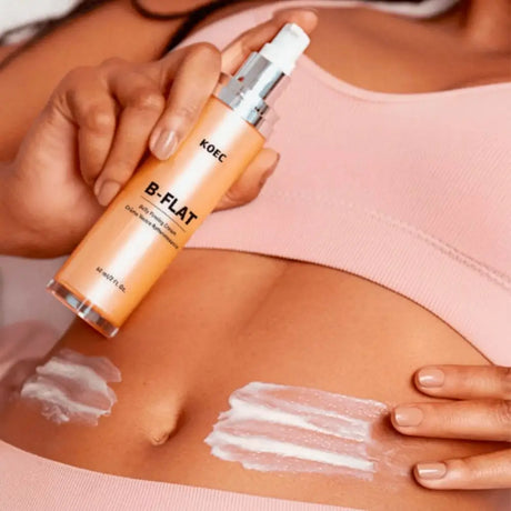 KOEC B-Flat Belly Firming Cream Decreases Stretch Marks Smoothing Tightening Moisturizing Belly Skin Centella Avocado Shea Butter