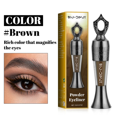 Black Eye Liner Powder Eyeliner Makeup Long-Lasting Eyeliner Waterproof Eyeliner Powder Easy to Wear Smooth Eye Makeup Tools
