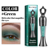 Black Eye Liner Powder Eyeliner Makeup Long-Lasting Eyeliner Waterproof Eyeliner Powder Easy to Wear Smooth Eye Makeup Tools