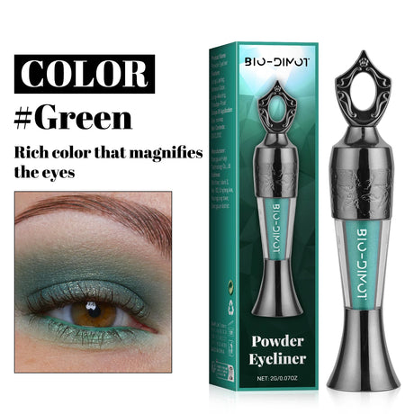 Black Eye Liner Powder Eyeliner Makeup Long-Lasting Eyeliner Waterproof Eyeliner Powder Easy to Wear Smooth Eye Makeup Tools