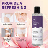 Body Wash,Intimate Hygiene Women Refresh PH Balancing Shower Gel,Feminine Care Gentle Cleansing,Odor Control,Skin Nourishment