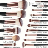 Professional 3/20PCS Makeup Brushes Set Soft Fluffy Eyeshadow Foundation Concealer Blending Blush Brush Kabuki Women Beauty Tool