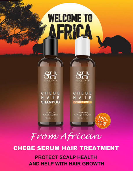 CHEBE Hair Growth Shampoo Conditioner Set Anti Hair Loss Treatment for Men Women Fast Thicken Regrowth Oil Beauty Health SEVICH