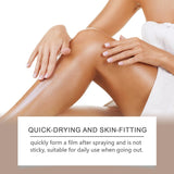 Leg Makeup Spray Waterproof Body Bronzing Mist Sunless Self Tanner Leg Concealer for Flawless Tan Glow 120ml
