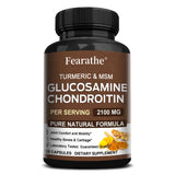 Glucosamine Chondroitin MSM – Joint Support Supplement for Women and Men with Glucosamine Sulfate for Cartilage and Flexibility