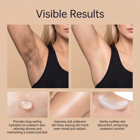 Underarm Brightening Deodorant Cream Long Lasting Hydration Soothe Discomfort Smooth Refine Skin Tone Even Bright Armpit Care