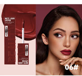 6 Colors of Long-Lasting Velvet Liquid Lipstick with Matte Texture Waterproof Non-Stick Cup Professional Lip Makeup Products