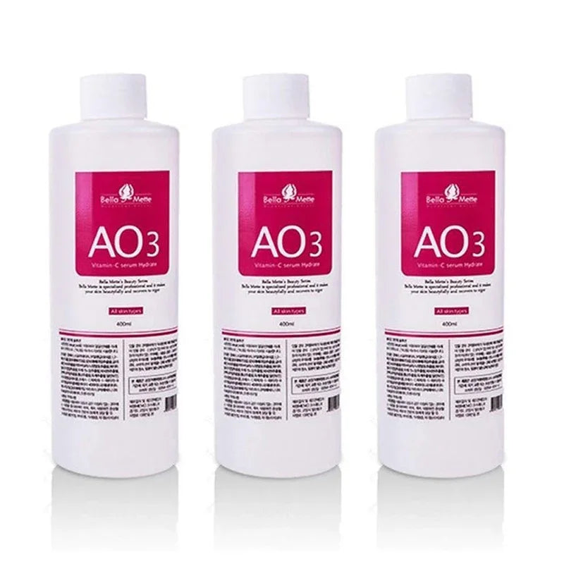 3pcs AS1 SA2 AO3 Aqua Peeling Solution 400ml Hydra Dermabrasion Face Clean Facial Cleansing Blackhead Export Liquid Beauty Salon
