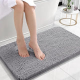 Bathroom Rugs 30x20, Extra Soft Absorbent Chenille Bath Rugs, Rubber Backing Quick Dry, Machine Washable Bath Mats for Bathroom