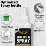 GOIPLE 100ml 2 In 1 Professional Wig Milk Spray Leave In Conditioner Heat Protection Mist Moisturizes Hair Care Product