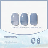 MN 12ML Selling Mint Mambo Gel Nail Polish ilky Green Blue-green Series Gel Polish Blue Nails Green Nail Summer Nail Spring Nail