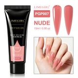LIMEGIRL 25Colors Poly Extension Nail Gel For Nails Art Acrylic Manicure Design UV Varnishes Semi Permanent Quick Extension Gel