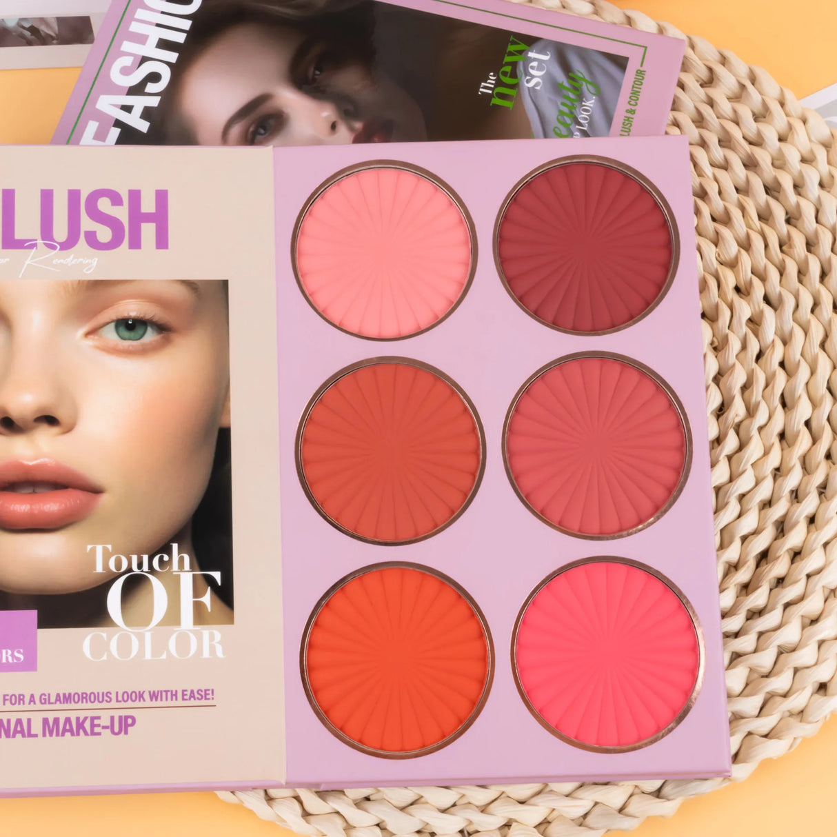 Eye Shadow Palette Five-page Flipbook Matte Pearlescent Lasting Non-smudge Multi-function Blush Contouring Highlighter Makeup