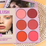 Eye Shadow Palette Five-page Flipbook Matte Pearlescent Lasting Non-smudge Multi-function Blush Contouring Highlighter Makeup