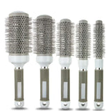 6 Size Hair Brush Nano Hairbrush Thermal  Round Barrel Comb Hairdressing Hair Salon Styling Drying Curling Blow Dry Hair Brush
