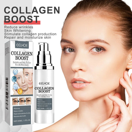 Collagen Face Cream Anti Aging Wrinkle Reduction Moisturizer for Women Firming & Lifting Cream to Brighten Skin Ton 30ml