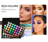 POPFEEL 120-Color 3-in-1 Eyeshadow Palette - Professional Multi-Color Eyeshadow Collection with Matte and Shimmer Shades.