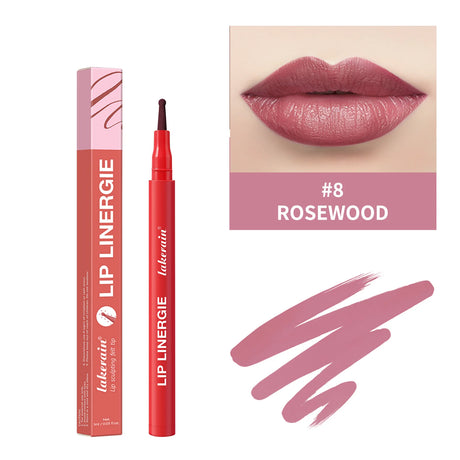 Waterproof Lip Liner Stain Lip Lingerie Long Lasting 8 Colors Transfer Proof Smudge Resistant Color No Bleed Formula  Cosmetics