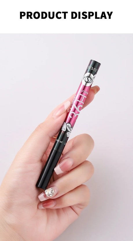 12-pack of best-selling black liquid eyeliners, long-lasting and waterproof, exquisite cosmetics.