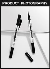 Natural Look Eyebrow Pencil Waterproof Sweat Proof Double Ended 2 in 1 Long Lasting Brow Definition Fill Shape