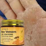 YUITIKUE Bee Venom Moisturizing Cream 60g - For Extremely Dry & Cracked Skin, Repairs Hands, Feet, Elbows & Knees, SPA-like Care