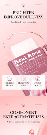 10pcs SADOER Fruit Floral Fragrance Face Mask Moisturizing Firming Hydrating Chamomile Blueberry Facial Masks For Face Skin Care