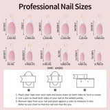 120/150pcs Matte White French Gel Nail Tips Medium Almond Nude Press On Nails 0.75-2.6cm Pink/Nude ABS Soft Gel Nail Flase Tips