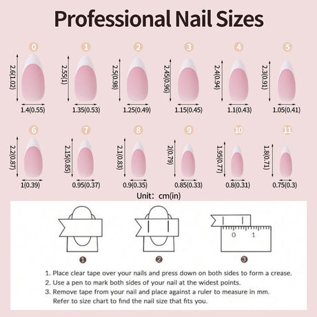 120/150pcs Matte White French Gel Nail Tips Medium Almond Nude Press On Nails 0.75-2.6cm Pink/Nude ABS Soft Gel Nail Flase Tips